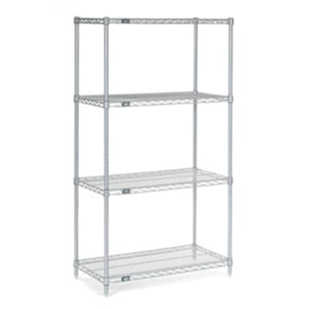 Designed To Furnish Nexel Chrome Wire Shelving, 42 x 24 x 63 in. DE2972661